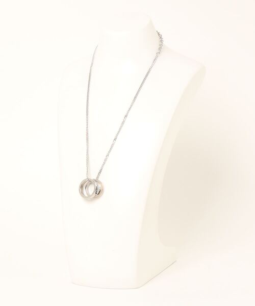 POLICE（ポリス）の「【POLICE】ポリス DUO メンズ ネックレス（ネックレス・メンズ・シルバー×ゴールド/ブラック×シルバー・FREE）」の4枚目の写真