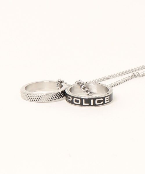 POLICE（ポリス）の「【POLICE】ポリス DUO メンズ ネックレス（ネックレス・メンズ・シルバー×ゴールド/ブラック×シルバー・FREE）」の6枚目の写真