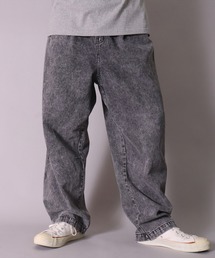 BAYBLO | (BB)【ユニセックス】イージーウエスト デニム ワイドパンツ(デニムパンツ)