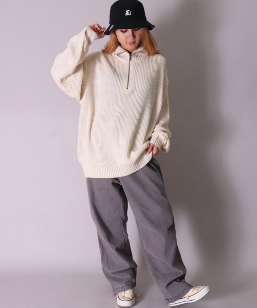 BAYBLO（ベイブロ）の「(BB)【ユニセックス】イージーウエスト デニム ワイドパンツ（デニムパンツ・メンズ・ブラック/スミクロ/ブルー系その他/ブラック系その他/ライトインディゴブルー/インディゴブルー・MEDIUM/X-LARGE/LARGE）」の15枚目の写真