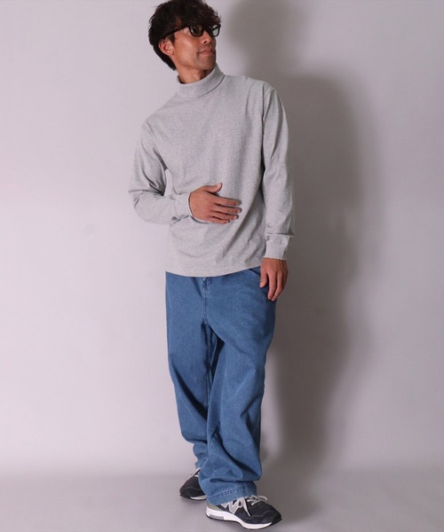 BAYBLO（ベイブロ）の「(BB)【ユニセックス】イージーウエスト デニム ワイドパンツ（デニムパンツ・メンズ・ブラック/スミクロ/ブルー系その他/ブラック系その他/ライトインディゴブルー/インディゴブルー・MEDIUM/X-LARGE/LARGE）」の20枚目の写真