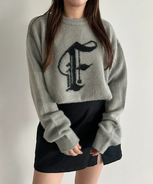 apres jour mignon（アプレジュールミニョン）の「アソートモヘアライクニット【ZOZOTOWN限定アイテム】（ニット/セーター・レディース・ブラック/アイボリー/ネイビー/グレー/グリーン/ブルー/ブラック系その他・X-LARGE/フリー）」の4枚目の写真