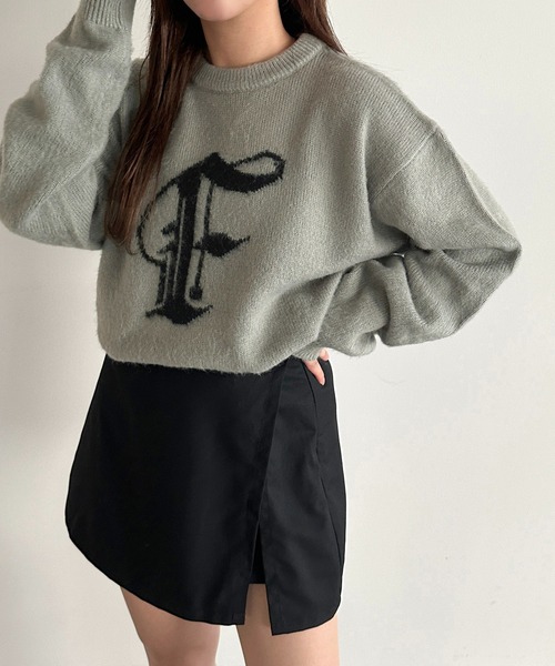 apres jour mignon（アプレジュールミニョン）の「アソートモヘアライクニット【ZOZOTOWN限定アイテム】（ニット/セーター・レディース・ブラック/アイボリー/ネイビー/グレー/グリーン/ブルー/ブラック系その他・X-LARGE/フリー）」の11枚目の写真