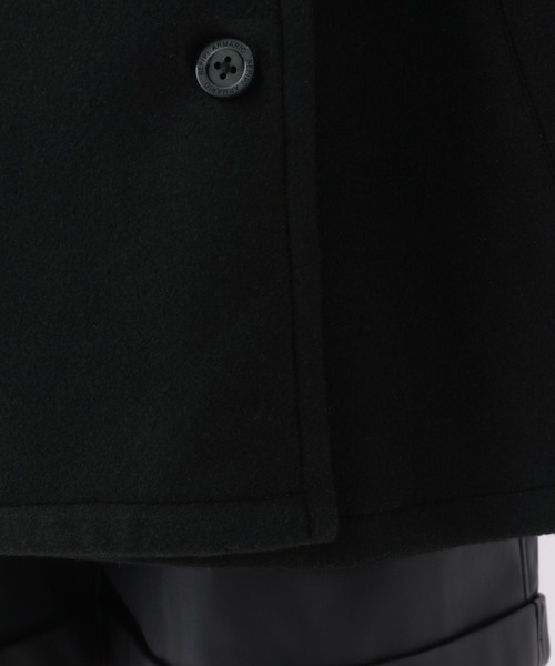 repipi armario（レピピ アルマリオ）の「スタンドカラーポンチョコート（ステンカラーコート・キッズ・ベージュ/ブラック・LARGE/SMALL/MEDIUM）」の18枚目の写真