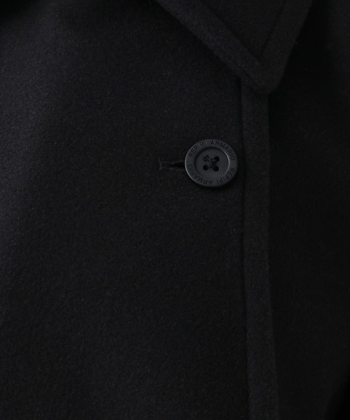 repipi armario（レピピ アルマリオ）の「スタンドカラーポンチョコート（ステンカラーコート・キッズ・ベージュ/ブラック・LARGE/SMALL/MEDIUM）」の21枚目の写真