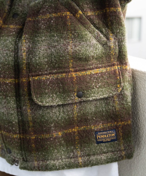PENDLETON（ペンドルトン）の「【 PENDLETON / ペンドルトン 】 ハンティング ブルゾン MNY 3575-4000 Blouso（ブルゾン・メンズ・マスタード/オリーブドラブ・L/M）」の18枚目の写真