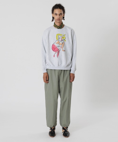 SASQUATCHfabrix.(サスクワァッチファブリックス)の「“PINUP GIRL” SAVAGE SWEATSHIRT(スウェット・メンズ・アッシュグレー/ホワイト・L/XL)」の3枚目の写真