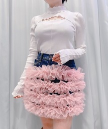 lilLilly | カットアウトリブトップス(ニット/セーター)