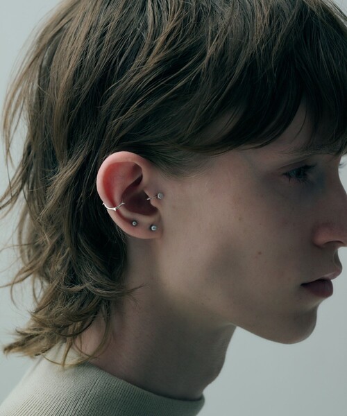 [DILIGENCE PARLOUR / and cloud] Earring / Single（イヤリング）｜and cloud（アンドクラウド）