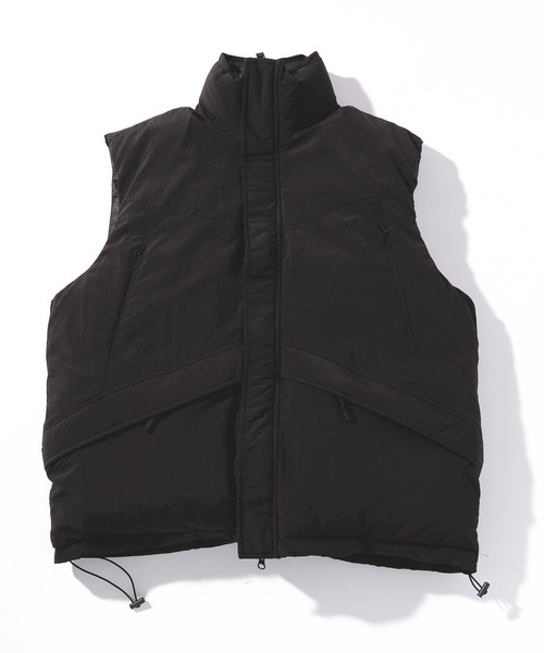 【セール】「INASTUDIOS SELECT」ナイロンワッシャー ミリタリー中綿ベスト（ダウンベスト）｜INASTUDIOS ZOO（イーナストゥディオスズー）