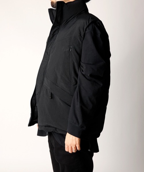 【セール】「INASTUDIOS SELECT」ナイロンワッシャー ミリタリー中綿ベスト（ダウンベスト）｜INASTUDIOS ZOO（イーナストゥディオスズー）