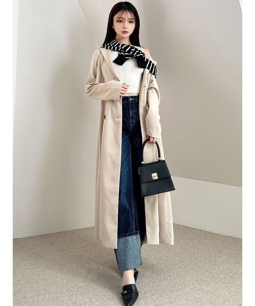 RESEXXY（リゼクシー）の「ロールアップデニムパンツ（デニムパンツ・レディース・ブルー/インディゴブルー/ライトブルー・SMALL/MEDIUM）」の20枚目の写真