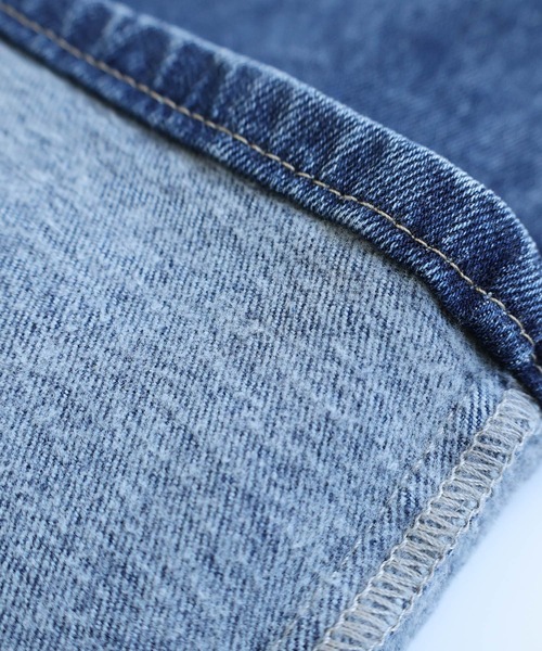 evernavy(エバーネイビー)の「ストレッチ裏微起毛ストレートデニムパンツ(デニムパンツ・レディース・ブルー・L/M)」の21枚目の写真