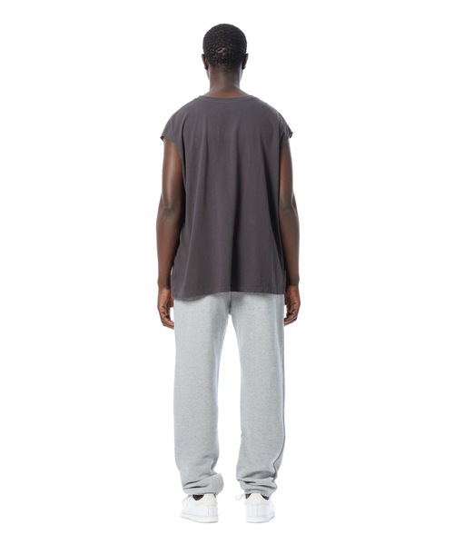 DAILY STANDARD by SANDINISTA（デイリースタンダードバイサンディニスタ）の「Cadet Easy Fit Sleeveless Tee / イージフィットスリーブレストップ（Tシャツ/カットソー・メンズ・ブラック/ヘザーグレー/チャコール/ホワイト・LARGE/MEDIUM/SMALL）」の16枚目の写真