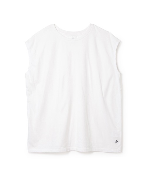 DAILY STANDARD by SANDINISTA（デイリースタンダードバイサンディニスタ）の「Cadet Easy Fit Sleeveless Tee / イージフィットスリーブレストップ（Tシャツ/カットソー・メンズ・ブラック/ヘザーグレー/チャコール/ホワイト・LARGE/MEDIUM/SMALL）」の11枚目の写真