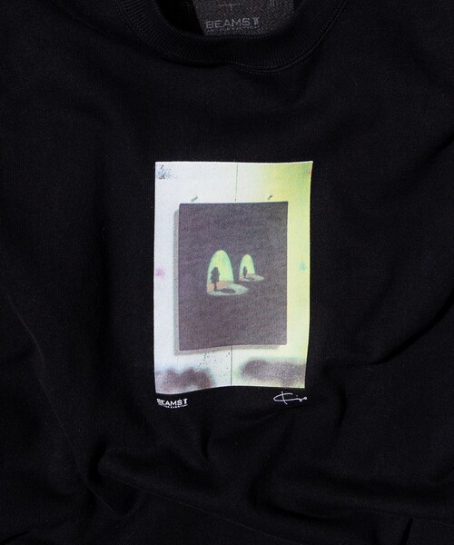 BEAMS T（ビームスティー）の「KINJO × BEAMS T / Sweatshirt（スウェット・メンズ・ブラック・S/M/L/XL）」の2枚目の写真