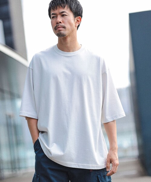 セール】BEAMS / ルーズシルケット Tシャツ（Tシャツ/カットソー