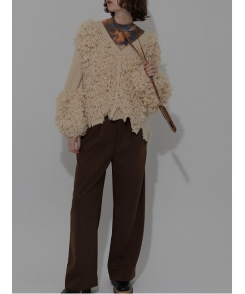AMAIL(アマイル)の「Suspenders wide pants(その他パンツ・レディース・ブラック/ブラウン・FREE)」の6枚目の写真