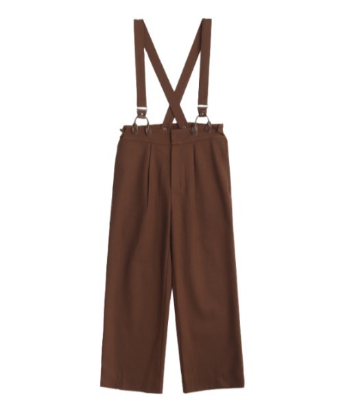 AMAIL(アマイル)の「Suspenders wide pants(その他パンツ・レディース・ブラック/ブラウン・FREE)」の15枚目の写真