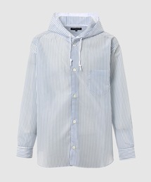 コムデギャルソン　FACE柄　シャツ　ブラウス　S 2024SS プレイ コムデギャルソン ワンポイント赤ハート 長袖シャツ・ブラウス