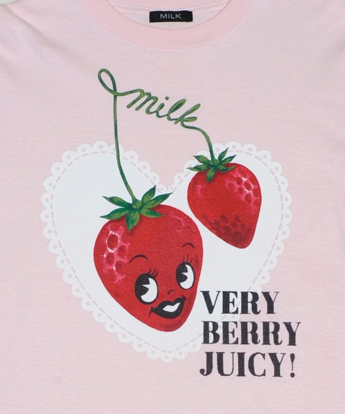 MILK(ミルク)の「Very Berry L.S. Tシャツ(Tシャツ/カットソー・レディース・B/A/C・FREE)」の8枚目の写真
