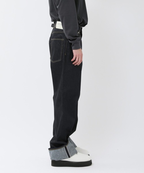 beautiful people（ビューティフルピープル）の「beautiful people selvedge denim oldies fit 1000105019（デニムパンツ・レディース・インディゴブルー/ブラック・34/32/31.5cm）」の4枚目の写真