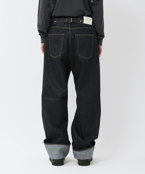 beautiful people（ビューティフルピープル）の「beautiful people selvedge denim oldies fit 1000105019（デニムパンツ・レディース・インディゴブルー/ブラック・34/32/31.5cm）」の5枚目の写真