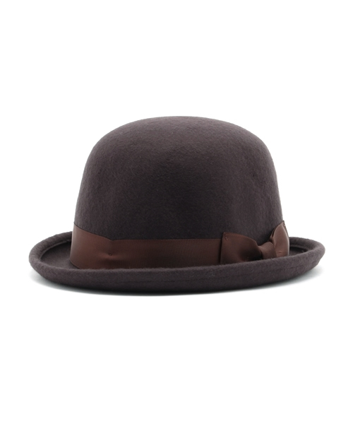 Ray BEAMS（レイビームス）の「Ray BEAMS / ボーラーハット（ハット・レディース・ブラック/ダークブラウン・ONE SIZE）」の2枚目の写真