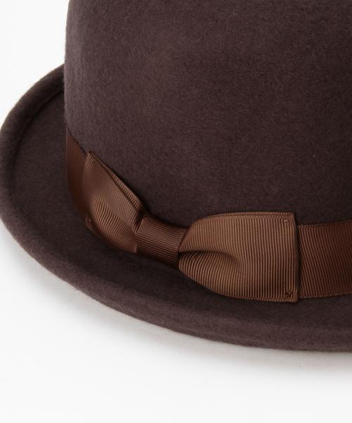 Ray BEAMS（レイビームス）の「Ray BEAMS / ボーラーハット（ハット・レディース・ブラック/ダークブラウン・ONE SIZE）」の10枚目の写真