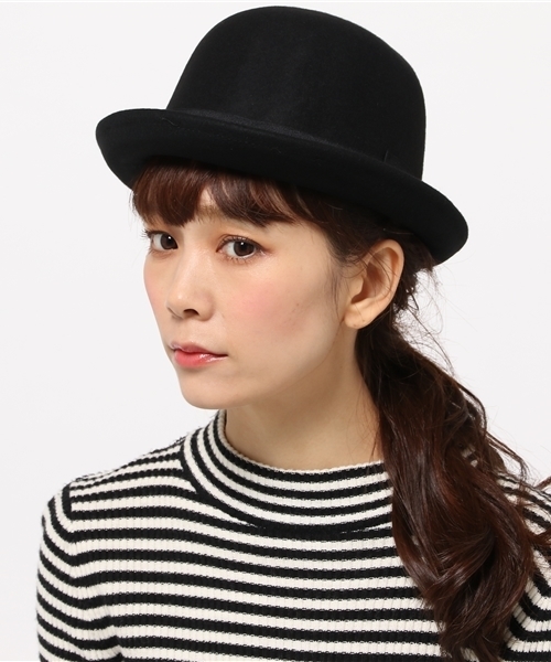 Ray BEAMS（レイビームス）の「Ray BEAMS / ボーラーハット（ハット・レディース・ブラック/ダークブラウン・ONE SIZE）」の8枚目の写真
