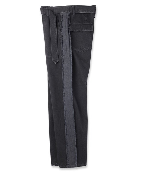 パンツ CULLNI 24SS side fringe wide denim pants CULLNI 24SS side fringe wide denim pants