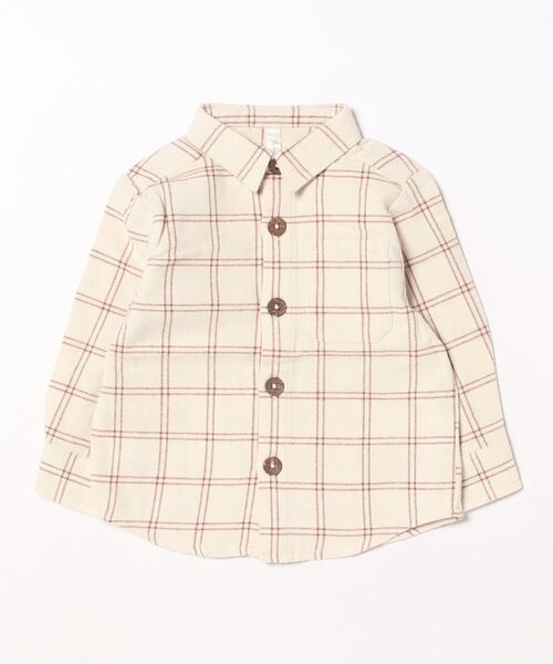 【Bs】【it】【Rylee＋Cru】COLLARED SHIRT || WINE CHECK