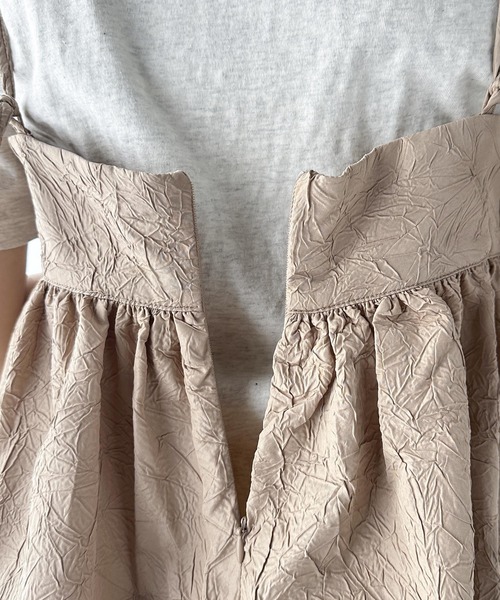 mily bilet（ミウィビレット）の「【mily bilet】プラスワンで着映え度が高まる。ワッシャージャガードペプラムキャミ（キャミソール・レディース・ベージュ/ブラック/アイボリー・LARGE/MEDIUM/SMALL/X-LARGE）」の20枚目の写真