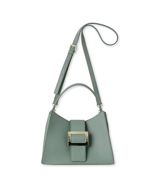 LILY BROWN（リリーブラウン）の「バケットバッグ（ショルダーバッグ・レディース・ブラック/グリーン/ホワイト・FREE）」の4枚目の写真