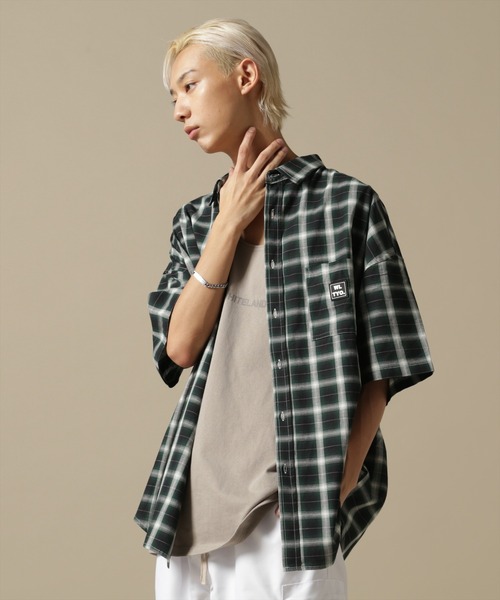 【WEB&DEPOT限定】WHITELAND/ホワイトランド/OWL/OMBRE CHECK SSH/シャドーチェック シャツ（シャツ/ブラウス）｜WHITELAND（ホワイトランド）