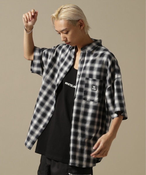 WHITELAND チェックシャツ WHITELAND/ホワイトランド/CHIFFON CHECK SHIRT | L.H.P