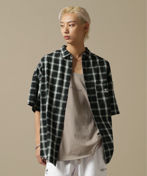 WEB&DEPOT限定】WHITELAND/ホワイトランド/OWL/OMBRE CHECK SSH