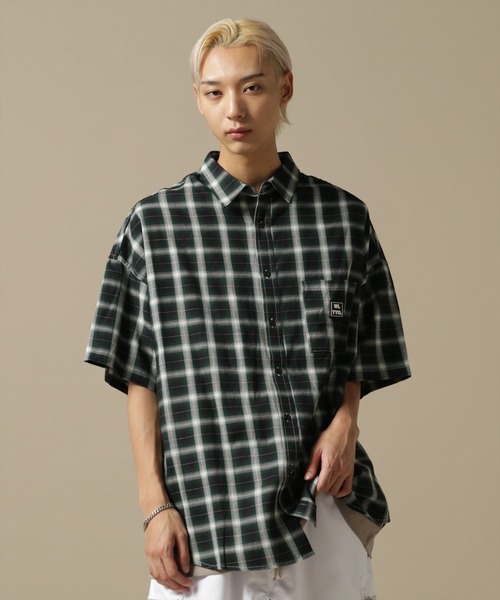 WEB&DEPOT限定】WHITELAND/ホワイトランド/OWL/OMBRE CHECK SSH