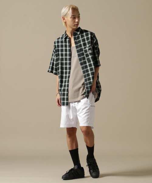 WHITELAND（ホワイトランド）の「【WEB&DEPOT限定】WHITELAND/ホワイトランド/OWL/OMBRE CHECK SSH/シャドーチェック シャツ（シャツ/ブラウス・メンズ・ホワイト/イエロー/レッド/グリーン・M/L）」の15枚目の写真