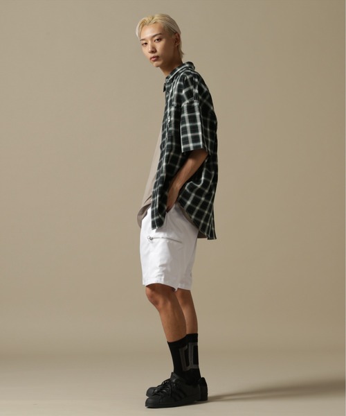 WHITELAND（ホワイトランド）の「【WEB&DEPOT限定】WHITELAND/ホワイトランド/OWL/OMBRE CHECK SSH/シャドーチェック シャツ（シャツ/ブラウス・メンズ・ホワイト/イエロー/レッド/グリーン・M/L）」の16枚目の写真