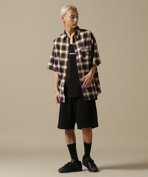 WEB&DEPOT限定】WHITELAND/ホワイトランド/OWL/OMBRE CHECK SSH