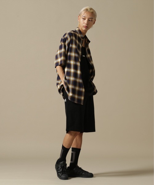 WHITELAND（ホワイトランド）の「【WEB&DEPOT限定】WHITELAND/ホワイトランド/OWL/OMBRE CHECK SSH/シャドーチェック シャツ（シャツ/ブラウス・メンズ・ホワイト/イエロー/レッド/グリーン・M/L）」の21枚目の写真