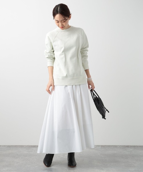 BARNYARDSTORM（バンヤードストーム）の「BARNYARDSTORM / ボリュームフレアースカート（スカート・レディース・ホワイト/ブルー・1/0）」の3枚目の写真