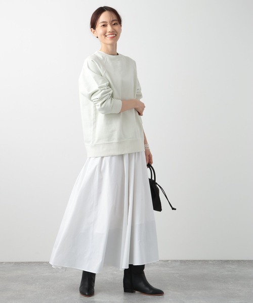 BARNYARDSTORM（バンヤードストーム）の「BARNYARDSTORM / ボリュームフレアースカート（スカート・レディース・ホワイト/ブルー・1/0）」の6枚目の写真