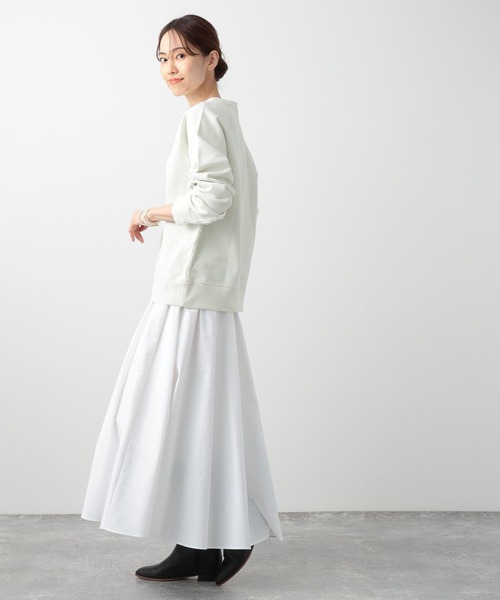 BARNYARDSTORM（バンヤードストーム）の「BARNYARDSTORM / ボリュームフレアースカート（スカート・レディース・ホワイト/ブルー・1/0）」の15枚目の写真