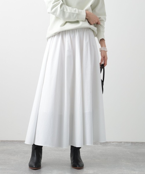 BARNYARDSTORM（バンヤードストーム）の「BARNYARDSTORM / ボリュームフレアースカート（スカート・レディース・ホワイト/ブルー・1/0）」の17枚目の写真