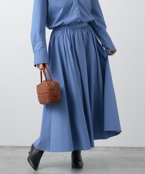 BARNYARDSTORM（バンヤードストーム）の「BARNYARDSTORM / ボリュームフレアースカート（スカート・レディース・ホワイト/ブルー・1/0）」の7枚目の写真