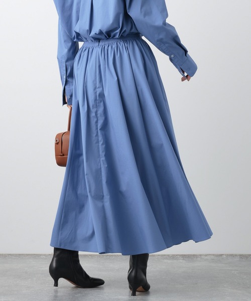 BARNYARDSTORM（バンヤードストーム）の「BARNYARDSTORM / ボリュームフレアースカート（スカート・レディース・ホワイト/ブルー・1/0）」の16枚目の写真