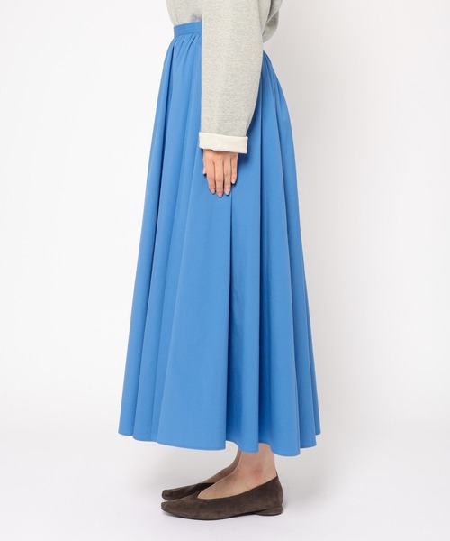 BARNYARDSTORM（バンヤードストーム）の「BARNYARDSTORM / ボリュームフレアースカート（スカート・レディース・ホワイト/ブルー・1/0）」の5枚目の写真