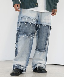 MinoriTY | 【MinoriTY】クレイジーパターンデニムパンツ(デニムパンツ)